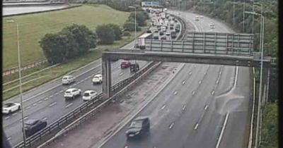 M60 LIVE as motorway hit by flooding in 'severe' incident - manchestereveningnews.co.uk