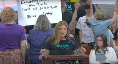 Illinois school board meeting madness continues as tensions escalate over trans athletes in girls' sports