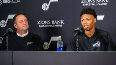 Jonathan Givony - Ace Bailey expresses enthusiasm for being with Jazz in Utah intro - ESPN - espn.com - county Bailey - state Utah