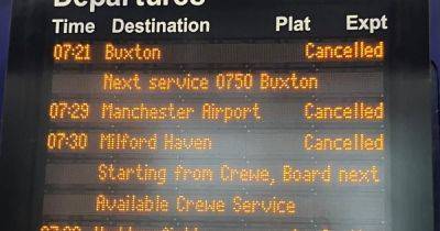 LIVE: Rail chaos with one line shut and emergency measures imposed on major route - updates - manchestereveningnews.co.uk - Britain