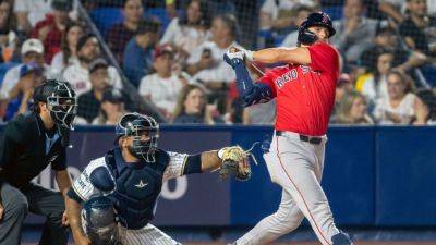 International - Christian Yelich - Giancarlo Stanton - Top Red Sox prospect Roman Anthony wows with 497-foot slam - ESPN - espn.com - San Francisco - Chad - county Worcester - state Massachusets