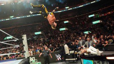 Logan Paul - Cody Rhodes - Logan Paul's jaw-dropping springboard moonsault wows fans at WWE Money in the Bank - foxnews.com