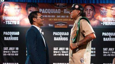 Ian Parker - Manny Pacquiao - Daniel Dubois - Best boxing bets for Pacquiao-Barrios, Usyk-Dubois, and more - ESPN - espn.com
