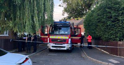 LIVE: Police called to street after officers threatened by 'aggressive man' with weapon