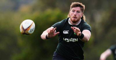 Ollie Chessum - Tommy Freeman - James Lowe - Andy Farrell - Mack Hansen - James Ryan - Tadhg Beirne - Maro Itoje - Joe Maccarthy - Lions lock Joe McCarthy in race to be fit for second Test - breakingnews.ie - Britain - Australia - Ireland