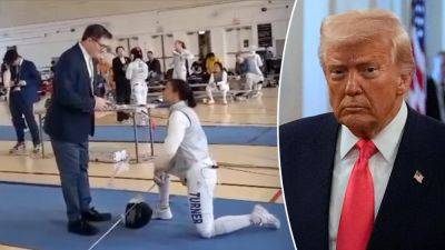 Fencer who went viral for protest of trans athlete reacts to Team USA following Trump's women's sports order