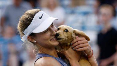 Emma Raducanu - Elena Rybakina - Anna Kalinskaya - Clara Tauson - Taylor Townsend - Tennis star Anna Kalinskaya's dog rushes court after pro wins match - foxnews.com - Russia - area District Of Columbia