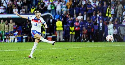 Jess Carter - Alessia Russo - Hannah Hampton - Sarina Wiegman - England retain European crown with penalty shootout victory over Spain - breakingnews.ie - Spain