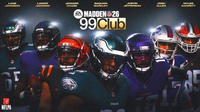 Josh Allen - Saquon Barkley - Trent Williams - Justin Jefferson - Josh Allen, Lamar Jackson Among 6 Players Joining Barkley in Madden '99 Club' - foxnews.com - county Eagle - county Brown - county Cleveland - state Minnesota - county Allen - county Buffalo - county Johnson - county Chase - county Lane - county Jefferson - county Lamar - county Garrett