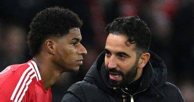 Marcus Rashford - Jadon Sancho - Matheus Cunha - Ruben Amorim - Alejandro Garnacho - Tyrell Malacia - Ruben Amorim will offer Manchester United transfer hint on four players in three days' time - manchestereveningnews.co.uk