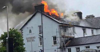Huge fire breaks out at Welsh hotel - live updates