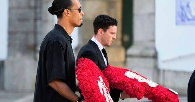 Liverpool squad bid emotional farewell to Diogo Jota at team-mate’s funeral