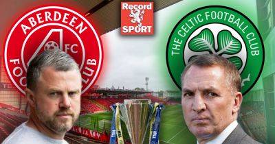 Brendan Rodgers - James Forrest - Aberdeen vs Celtic LIVE score and goal updates from the Scottish Premiership clash at Pittodrie - dailyrecord.co.uk - Scotland