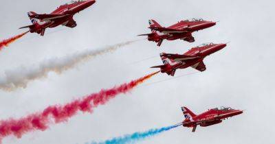 Red Arrows LIVE as jets fly over Lancashire and North West for second day of Blackpool Airshow - manchestereveningnews.co.uk - Scotland