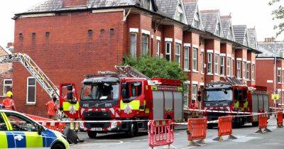 LIVE: Street taped off as crews spend hours tackling hours fire - latest updates - manchestereveningnews.co.uk - state Indiana - county Lane