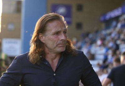 Gareth Ainsworth’s reaction after Gillingham’s 4-2 penalty shootout defeat to AFC Wimbledon after the Carabao Cup first-round match at Priestfield finishes 1-1