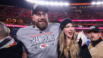 Travis Kelce - Taylor Swift - Mahomes, Reid talk Taylor Swift's 'New Heights' debut at Chiefs camp - ESPN - espn.com - state Missouri - county Patrick - county St. Joseph