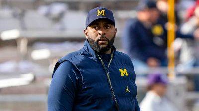 Sherrone Moore - International - NCAA hammers Michigan with hefty fines, suspensions over sign-stealing scheme - foxnews.com - state Indiana - state Michigan