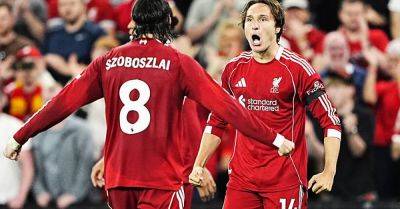 Mohamed Salah - Andoni Iraola - Diogo Jota - Federico Chiesa - Hugo Ekitike - Cody Gakpo - Arne Slot - Antoine Semenyo - Andre Silva - Afc Bournemouth - Champions Liverpool start with a win but Antoine Semenyo incident mars opener - breakingnews.ie - Liverpool