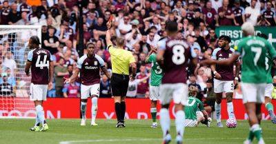 Newcastle miss killer instinct of Alexander Isak in draw at 10-man Aston Villa
