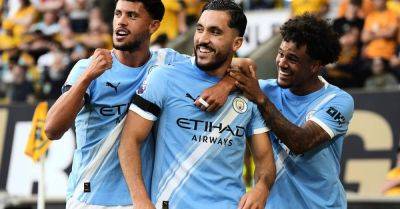 Manchester City begin title quest with convincing win against Wolves