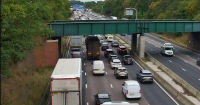 M6 traffic LIVE updates as two lanes closed following crash