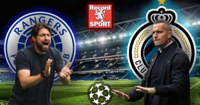 Russell Martin - James Tavernier - John Souttar - Viktoria Plzen - Forbes - Rangers vs Club Brugge LIVE as James Tavernier benched and Jayden Meghoma is in from the off - dailyrecord.co.uk - Belgium - county Russell