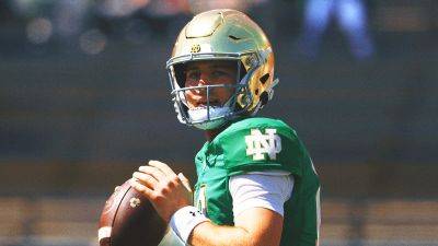 Notre Dame Names CJ Carr Its 2025 Starting Quarterback - foxnews.com - Ireland - state Texas