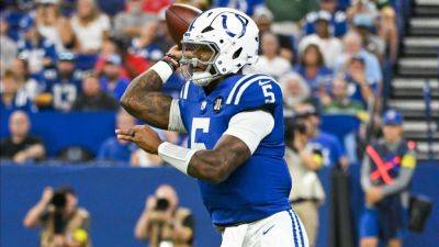 Joe Flacco - Anthony Richardson - Shane Steichen - Agent - Trust 'questionable' now between Anthony Richardson, Colts - ESPN - espn.com - county Jones
