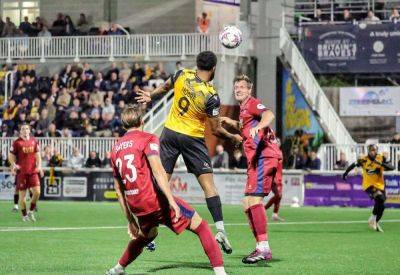 Maidstone United - Craig Tucker - George Elokobi - Sam Corne - Maidstone United 2 Hampton & Richmond 0 match report: Deon Moore header and Davide Rodari own goal give Stones first National League South win of the season - kentonline.co.uk - county Hampton - Richmond