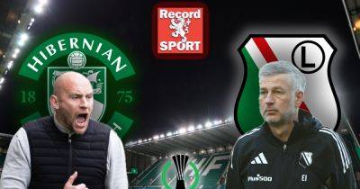 Hibs vs Legia Warsaw LIVE score and goal updates from Europa Conference League playoff