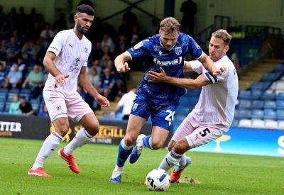 Bradley Dack - Jonny Williams - Robbie Mackenzie - Matthew Panting - Sam Gale - Josh Andrews - Glenn Morris - Gillingham 1 Crewe Alexandra 0 match report: Sam Gale scores late winner to beat League Two leaders - kentonline.co.uk