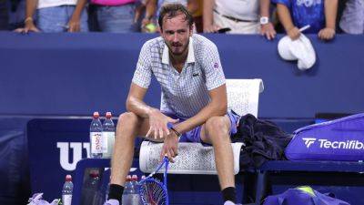 Benjamin Bonzi - Daniil Medvedev fined $42.5K for US Open outburst, racket abuse - ESPN - espn.com - Usa - New York