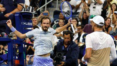 Benjamin Bonzi - U.S.Open - Daniil Medvedev's heated US Open outburst following first-round defeat results in hefty fine - foxnews.com - Russia - France - Usa - New York - state Indiana
