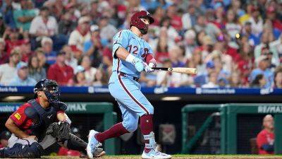 Matt Slocum - Philadelphia Phillies - Kyle Schwarber - Phillies' Kyle Schwarber reaches rare MLB feat with 4-home run game - foxnews.com