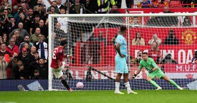 Man Utd rescued by added-time Bruno Fernandes penalty in victory over Burnley