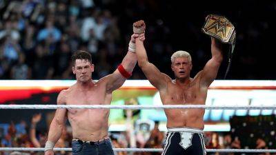 Tyrese Haliburton - John Cena - Cody Rhodes - John Cena passes torch to Cody Rhodes as 'American Nightmare' regains WWE title at SummerSlam - foxnews.com - Usa - state New Jersey - county Rutherford