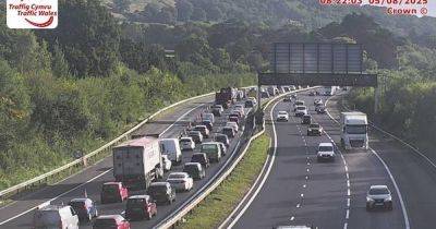 Live updates as crash blocks part of M4 around Cardiff causing long delays
