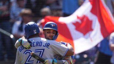 Jeff Passan - Alex Rodriguez - Vladimir Guerrero-Junior - Bo Bichette - Blue Jays' 63 hits in 3-game sweep of Rockies most since 1900 - ESPN - espn.com - France - state Colorado - Austin