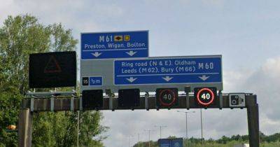 M60 traffic LIVE updates as two lanes closed following crash