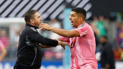 Luis Suarez - Giorgio Chiellini - Inter Miami - Inter Miami's Suárez appears to spit on Sounders staffer - ESPN - espn.com - Italy - Brazil