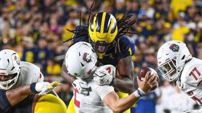 Sherrone Moore - Michigan LB Barham suspended first half vs. Sooners for targeting - ESPN - espn.com - state Michigan - state Oklahoma - state Maryland - state New Mexico