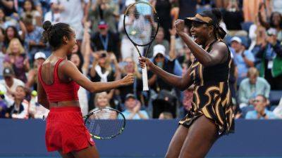Venus Williams - Venus Williams, Leylah Fernandez reach quarters in US Open doubles - ESPN - espn.com - Usa - New York - county Williams