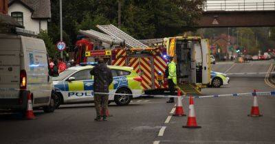 LIVE: Cordon in place as A56 closed after serious crash - latest updates