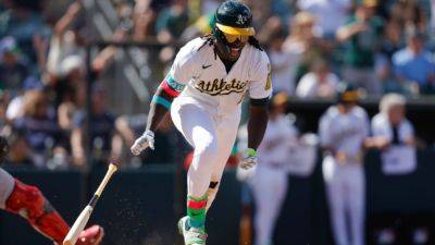 Mark Macgwire - Athletics solve Aroldis Chapman, rally past Red Sox in 9th - ESPN - espn.com - New York - county Lawrence - county Butler