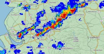 LIVE: Lightning strike sparks travel chaos as Greater Manchester battered by storm