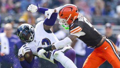 Josh Allen - Derrick Henry - Browns' Grant Delpit says 'not hard' to tackle Derrick Henry - ESPN - espn.com - county Brown - county Cleveland - county Grant