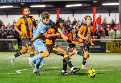 Folkestone Invicta 2 Maidstone United 0 match report: Donell Thomas and Ade Yusuff strike as Jay Saunders’ side upset their National League South opponents