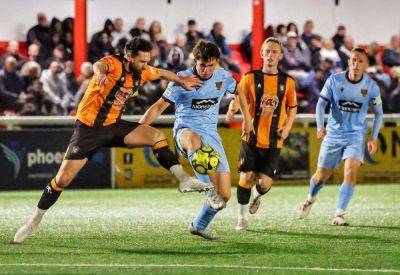 Maidstone United manager George Elokobi says his team were second best in their FA Cup second qualifying round defeat against Folkestone Invicta