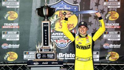 Charlie Kirk - Christopher Bell - NASCAR driver dedicates victory in Bristol to Charlie Kirk: 'This one's for Charlie' - foxnews.com - Usa - San Francisco - state Oregon - Los Angeles - state Tennessee - county Bristol - state Utah